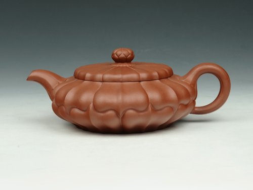 雷旭梅紫砂壶 大八线 