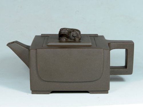 史建中紫砂壶 东方狮 