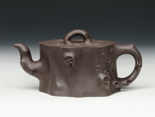 窦锋紫砂壶 矮梅桩 