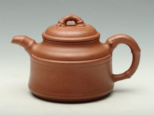 邵文紫砂壶 竹鼎 