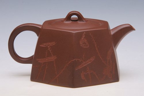 方彩娣紫砂壶 思源 