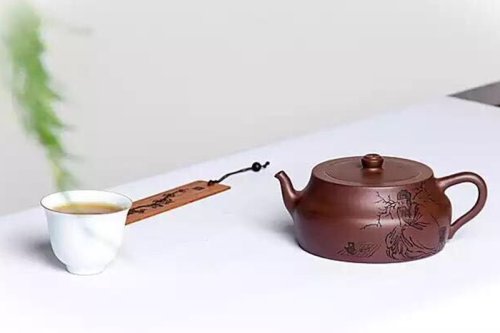 郁建超紫砂壶 博古 