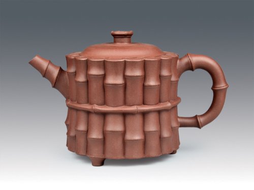 冯盘军紫砂壶 一捆竹 