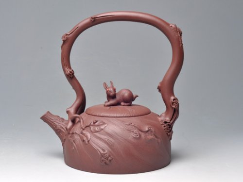 范育君紫砂壶 秋怀 紫泥 650cc 