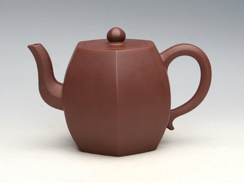 贺洪清紫砂壶 鼓腹壶 