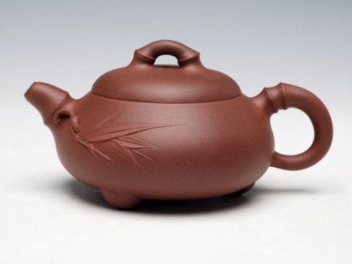 陈健紫砂壶 竹韵 