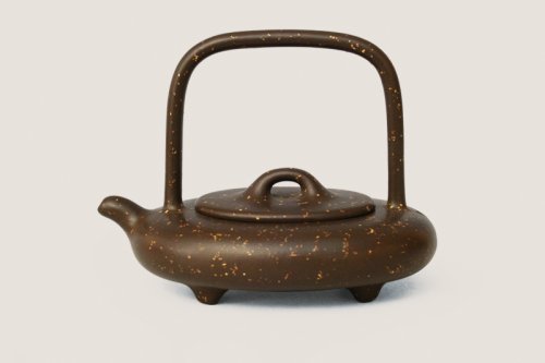 顾绍培紫砂壶 侍君提梁壶 