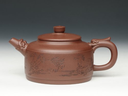 窦锋紫砂壶 龙韵含香 