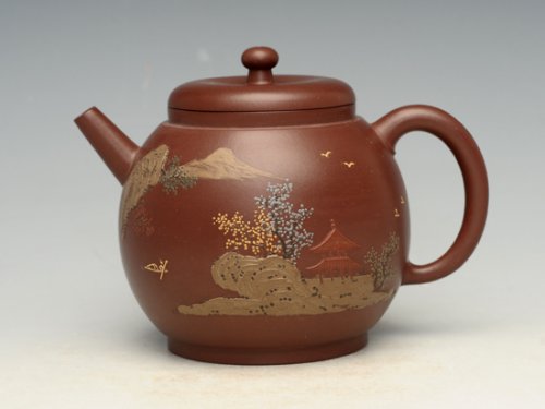 邵文紫砂壶 高瓢壶 