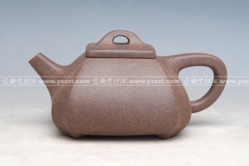 张爱英紫砂壶 抽角石瓢 