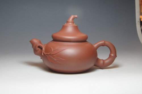 吴亚维紫砂壶 竹节葫芦 