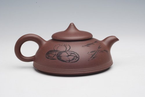 陈健紫砂壶 渔翁 