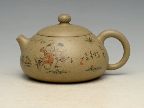 邵文紫砂壶 倒把西施 