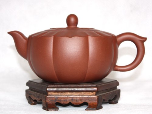 许艳萍紫砂壶 底槽青  花磊壶 