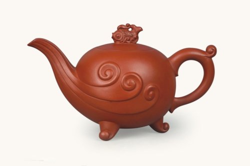 邹杰紫砂壶 浪博壶 