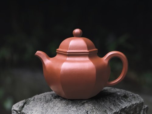 吴建军紫砂壶 六方掇球 