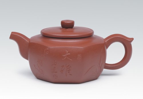 孙美雅紫砂壶 八方壶 