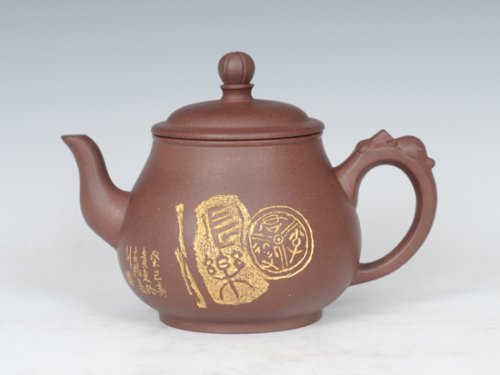 周薇紫砂壶 长乐延年 