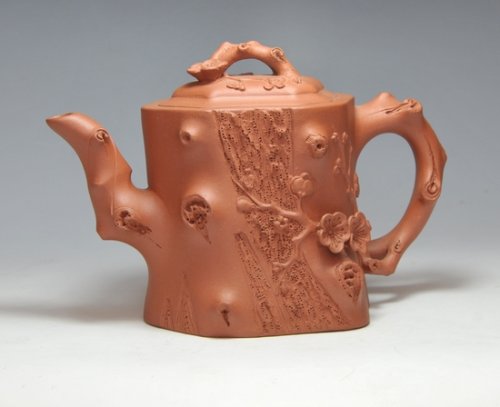 潘孟华紫砂壶 梅开五福 