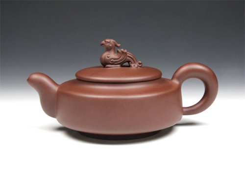 黄平紫砂壶 【凤之韵】500cc 黄龙山原矿紫泥 