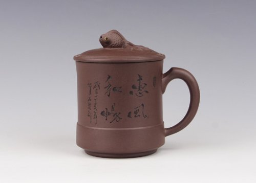 许海中紫砂壶 鱼乐 