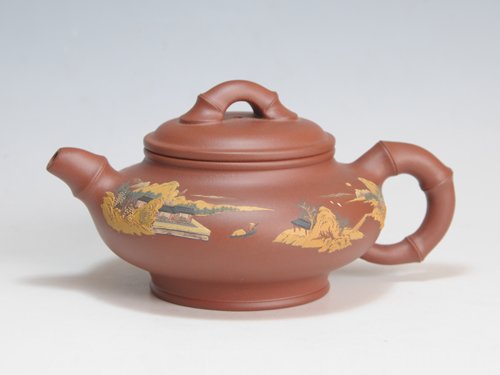 陈顺根紫砂壶 祝福壶 