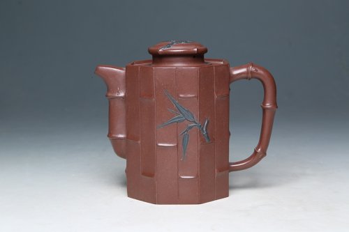 张俊良紫砂壶 竹影清风 