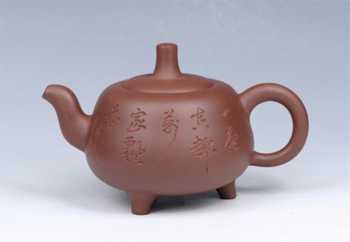 万庆元紫砂壶 顶天立地 