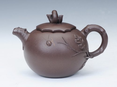 徐芳紫砂壶 叶趣 