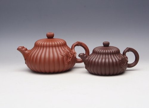 张生荣紫砂壶 菊花组合壶 