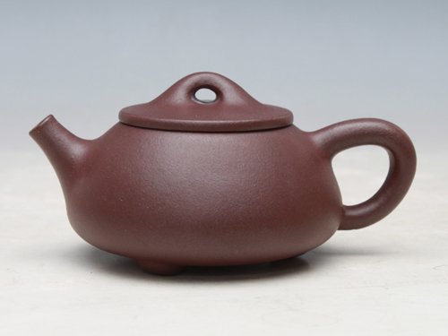 眭龙俊紫砂壶 石黄石瓢 