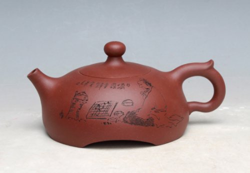 陈学和紫砂壶 半月壶 