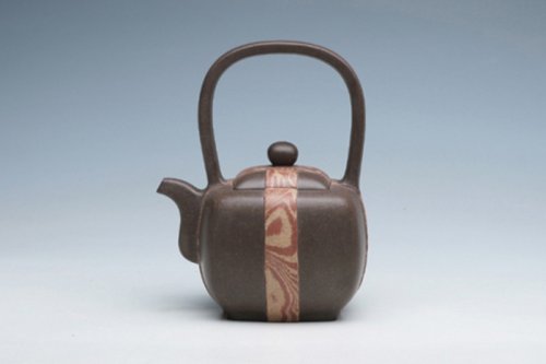 谢永新紫砂壶 咏馨提梁 