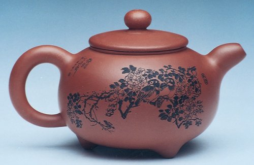 汪成友紫砂壶 三脚朴玉 