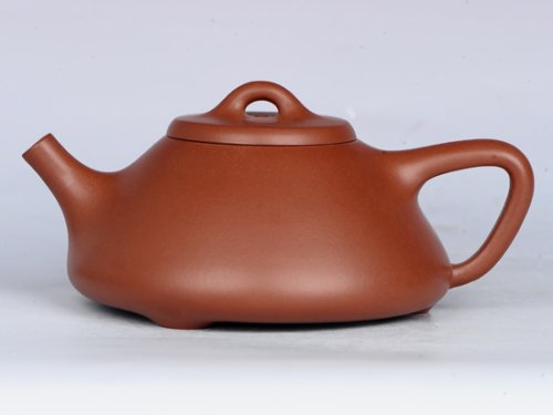 邵文紫砂壶 石瓢（朱泥） 