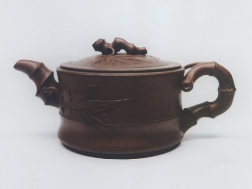 周俊鹏紫砂壶 可心竹段 