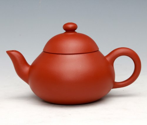 应晨霞紫砂壶 梨形 