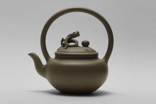 万亚钧紫砂壶 华诞提梁壶 