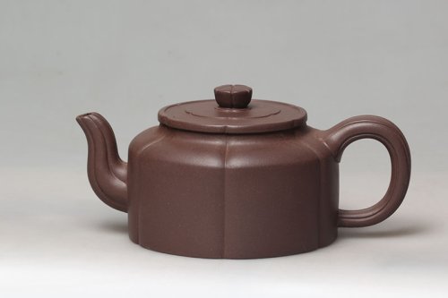 周益芳紫砂壶 梅花周盘 