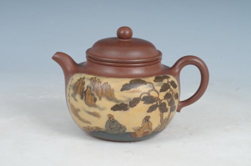 陈友林紫砂壶 春色掇只 