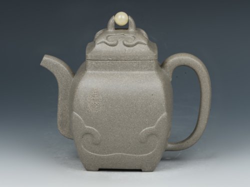 罗荣贤紫砂壶 一生如意  黄山老段清泥  420cc 