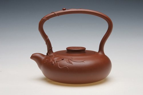 季益顺紫砂壶 暗香提梁 