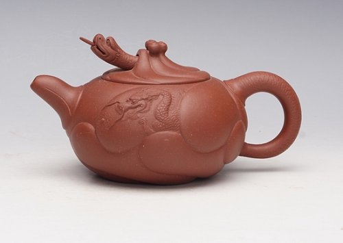 郭超刚紫砂壶 鱼化龙 