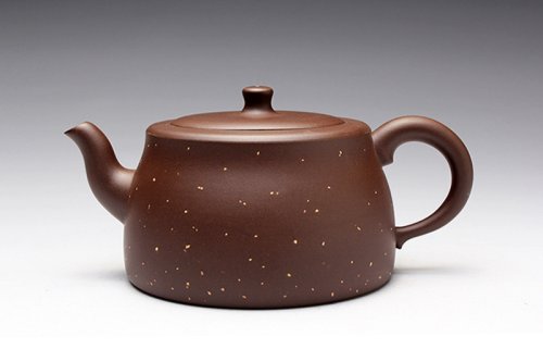 陈夕良紫砂壶 金砂井栏 