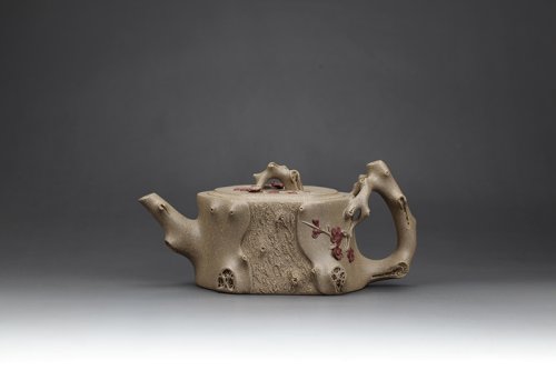 陈建勇紫砂壶 高把梅椿壶(一厂原矿老段泥） 