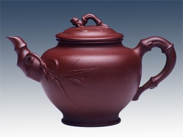 周建平紫砂壶 竹报春 