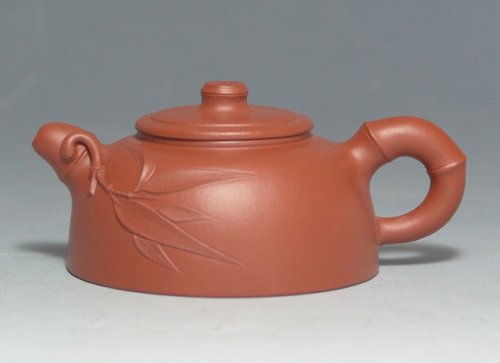 陈正初紫砂壶 半园竹 120CC 