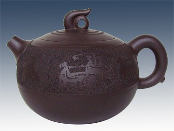周奇鸣紫砂壶 德福 