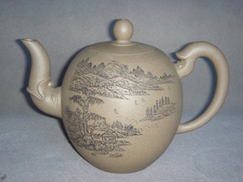 尹盘军紫砂壶 龙蛋壶 