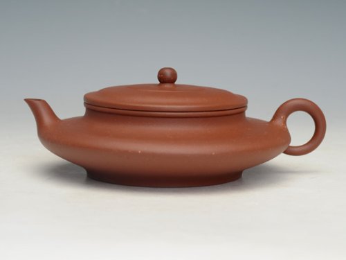 吴国芬紫砂壶 水扁 